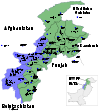 Pakistan NWFP FATA areas with localisation map de.svg