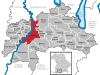 Lage der Marktgemeinde Peiting im Landkreis Weilheim-Schongau