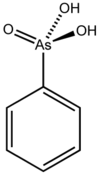 Strukturformel von Phenylarsonsäure