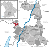 Lage der Gemeinde Planegg im Landkreis München