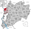 Lage der Gemeinde Pleß im Landkreis Unterallgäu