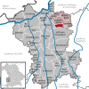 Lage der Gemeinde Röfingen im Landkreis Günzburg