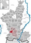 Lage der Gemeinde Rückholz im Landkreis Ostallgäu
