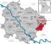 Lage der Gemeinde Raitenbuch im Landkreis Weißenburg-Gunzenhausen