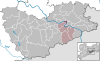 Lage der Gemeinde Rathen im Landkreis Sächsische Schweiz-Osterzgebirge
