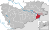 Lage der Gemeinde Reinhardtsdorf-Schöna im Landkreis Sächsische Schweiz-Osterzgebirge