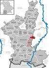 Lage der Gemeinde Rettenbach a.Auerberg im Landkreis Ostallgäu