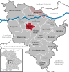 Lage der Gemeinde Rohrenfels im Landkreis Neuburg-Schrobenhausen