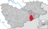 Lage der Gemeinde Rosenthal-Bielatal im Landkreis Sächsische Schweiz-Osterzgebirge