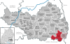 Lage der Gemeinde Rot a. d. Rot im Landkreis Biberach