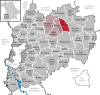 Lage der Gemeinde Salgen im Landkreis Unterallgäu