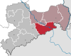 Der Landkreis Sächsische Schweiz-Osterzgebirge innerhalb Sachsens