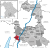 Lage der Gemeinde Schäftlarn im Landkreis München