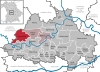 Lage der Gemeinde Schernfeld im Landkreis Eichstätt