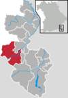 Lage der Gemeinde Schneizlreuth im Landkreis Berchtesgadener Land