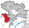 Lage der Stadt Seßlach im Landkreis Coburg