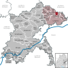 Lage der Gemeinde Setzingen im Alb-Donau-Kreis