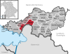 Lage der Gemeinde Sigmarszell im Landkreis Lindau (Bodensee)