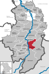 Lage der Stadt Sonthofen im Landkreis Oberallgäu