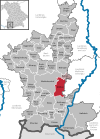 Lage der Gemeinde Stötten a.Auerberg im Landkreis Ostallgäu