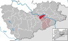 Lage der Gemeinde Struppen im Landkreis Sächsische Schweiz-Osterzgebirge