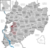 Lage der Gemeinde Trunkelsberg im Landkreis Unterallgäu