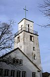 Lüdenscheid, Kirchturm der Ev. Kreuzkirche