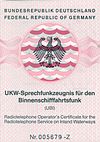 UKW-Sprechfunkzeugnis für den Binnenschifffahrtsfunk Deckblatt.jpg