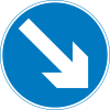 UK traffic sign 610R.svg