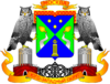 Das Wappen des Bezirkes