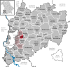 Lage der Gemeinde Ungerhausen im Landkreis Unterallgäu