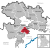 Lage der Gemeinde Untersiemau im Landkreis Coburg
