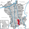 Lage der Gemeinde Ursberg im Landkreis Günzburg