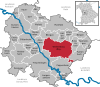 Lage der Großen Kreisstadt Weißenburg in Bayern im Landkreis Weißenburg-Gunzenhausen