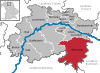 Lage der Stadt Weismain im Landkreis Lichtenfels