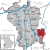 Lage der Gemeinde Ziemetshausen im Landkreis Günzburg