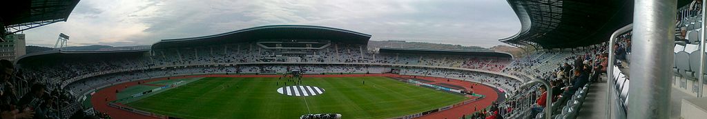 Der Innenraum der Cluj Arena (U Cluj – Kuban Krasnodar am 11. Oktober 2011)