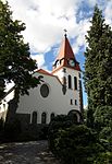 Evang. Pfarrkirche A.B./Friedenskirche und Pfarrhaus