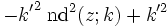 -{k'}^2\;\operatorname{nd}^2(z;k) + k'^2