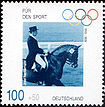Stamp Germany 1996 Briefmarke Sport Josef Neckermann.jpg