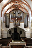 Tulln Stadtpfarrkirche Orgelempore.JPG
