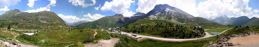 Panorama Simplon Passhöhe