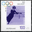 Stamp Germany 1996 Briefmarke Sport Annie Hübler-Horn.jpg