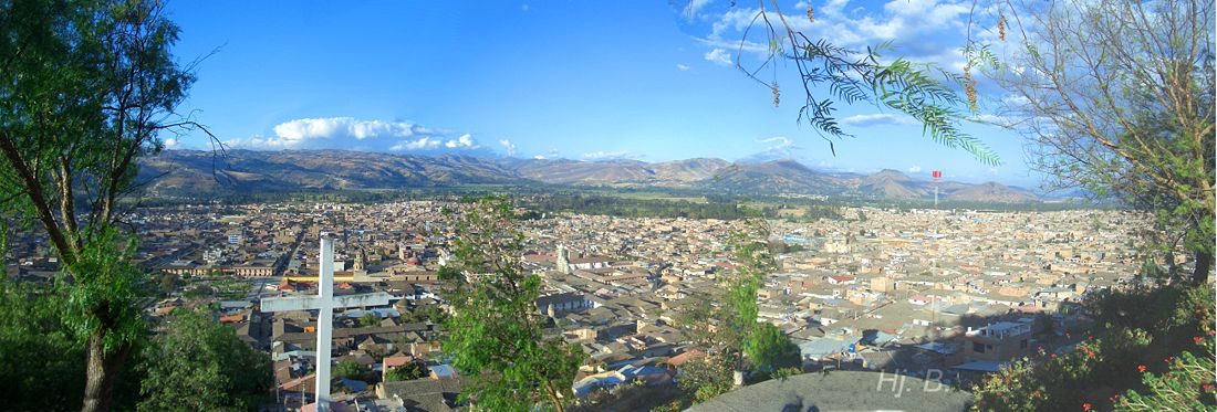 Blick über Cajamarca (Nordperu)
