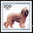 Stamp Germany 1996 Briefmarke Hunderassen Briard.jpg