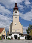 Kath. Pfarrkirche, Wallfahrtskirche Maria Trost mit Kirchhof und Ummauerung