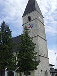 Kath. Pfarrkirche hl. Laurentius und ehem. Friedhofsfläche