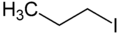 Strukturformel von 1-Iodpropan