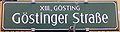 Straßenschild der Göstinger Straße in Gösting