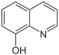 Struktur von 8-Hydroxychinolin